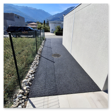 Garage préfabriqué double réalisé par l'entreprise workspassion Sàrl à Conthey